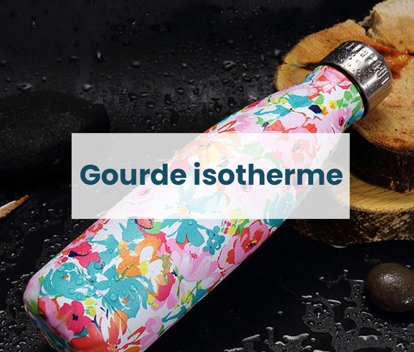 Gourde en inox isotherme