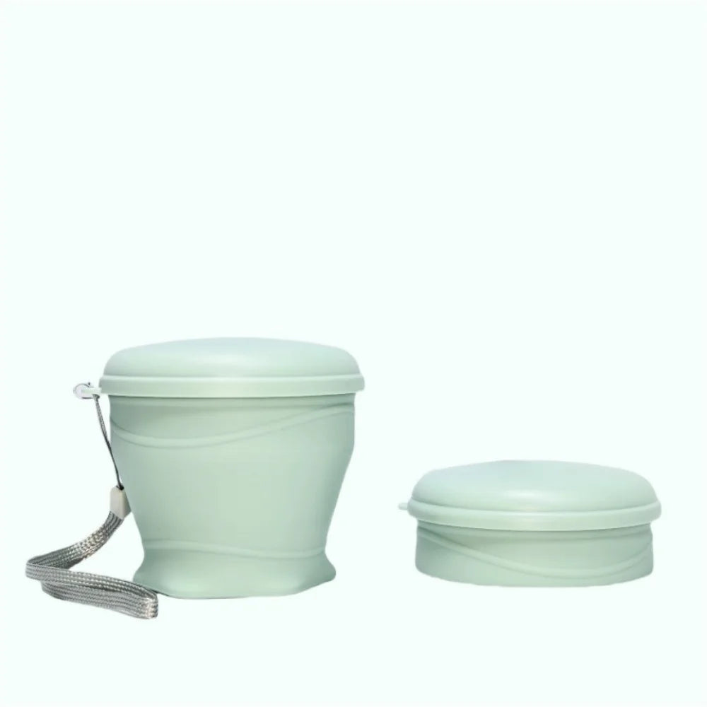 Gourde en silicone 180 ml — Vert