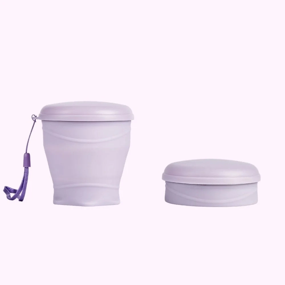Gourde en silicone 180 ml — Violet