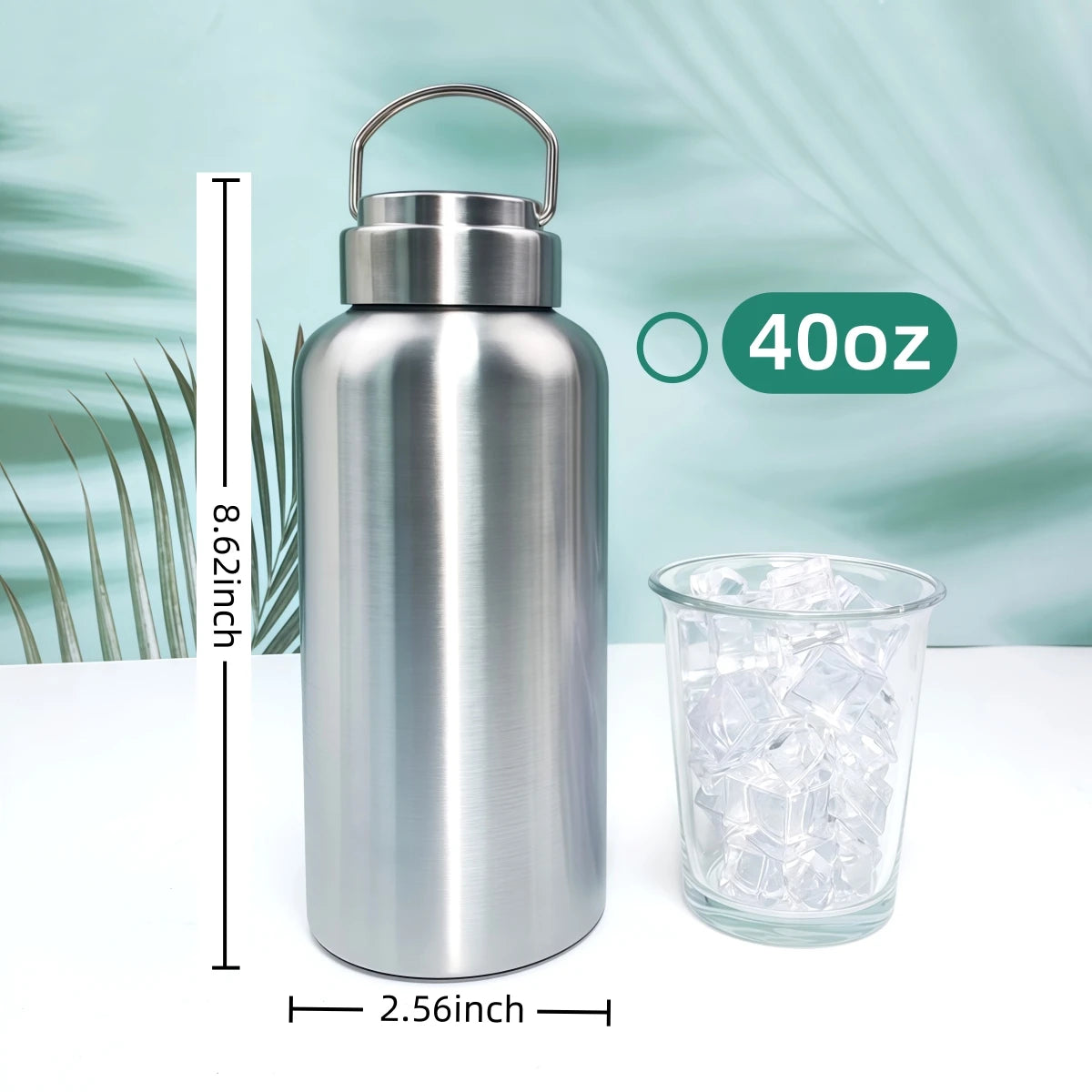 Gourde de vélo en inox 450 ml à 1,5 L — 1200ml