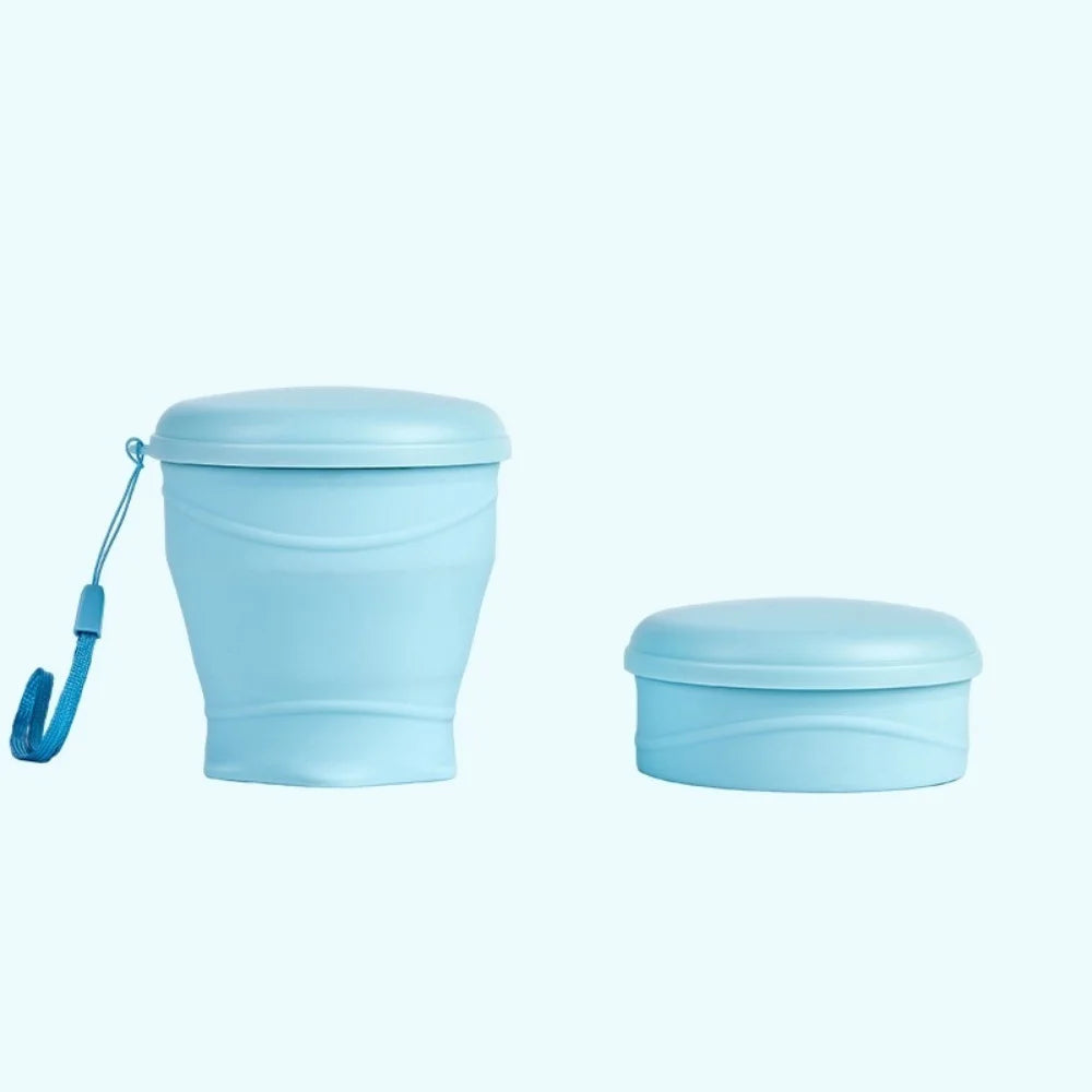 Gourde en silicone 180 ml — Bleu