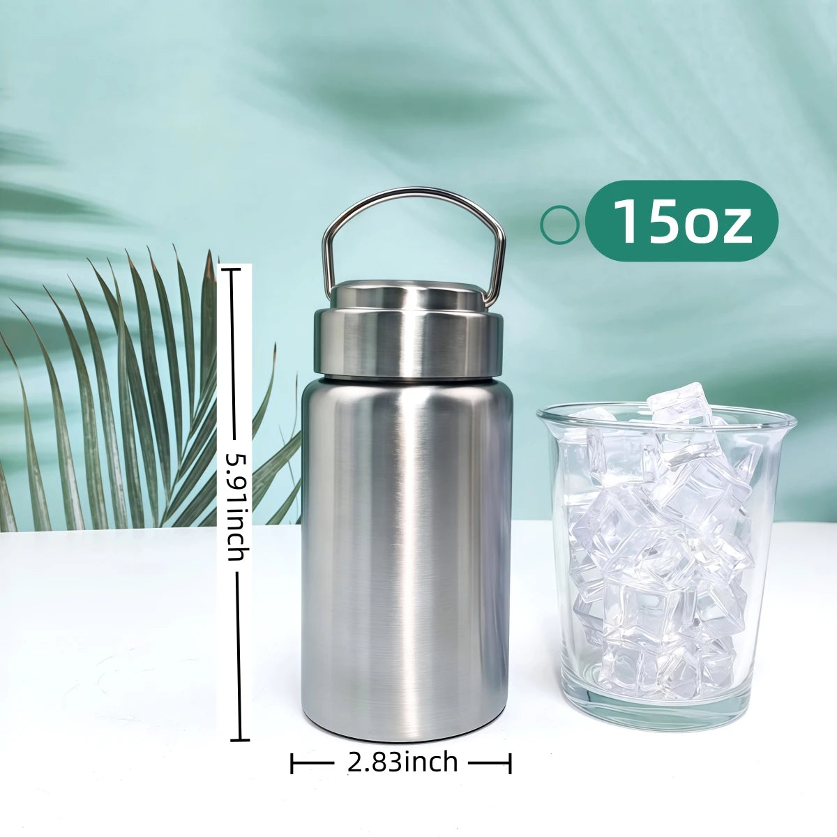 Gourde de vélo en inox 450 ml à 1,5 L — 450ml