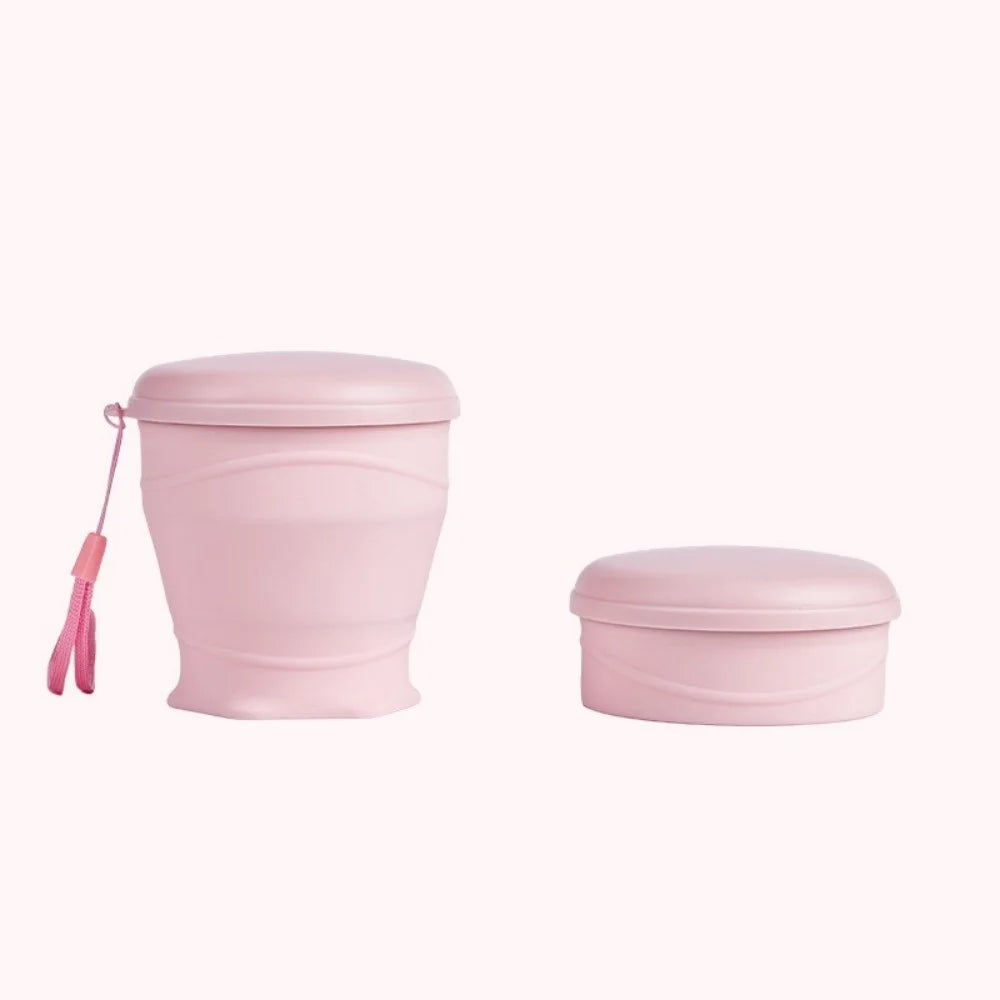 Gourde en silicone 180 ml — Rose