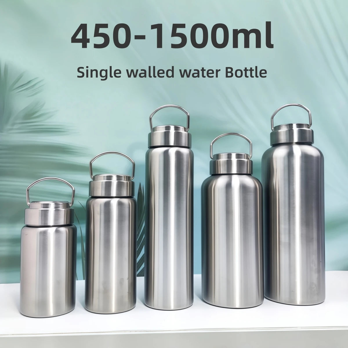 Gourde de vélo en inox 450 ml à 1,5 L