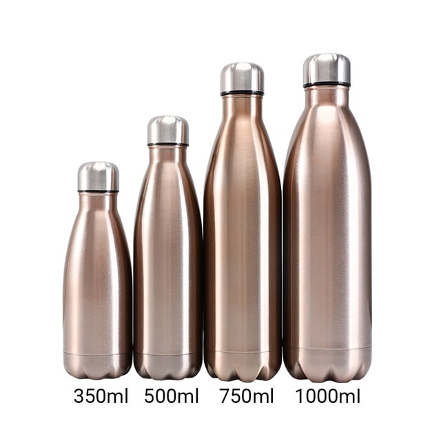 Gourde Inox Isotherme 350ml à 1L - Les Brillantes