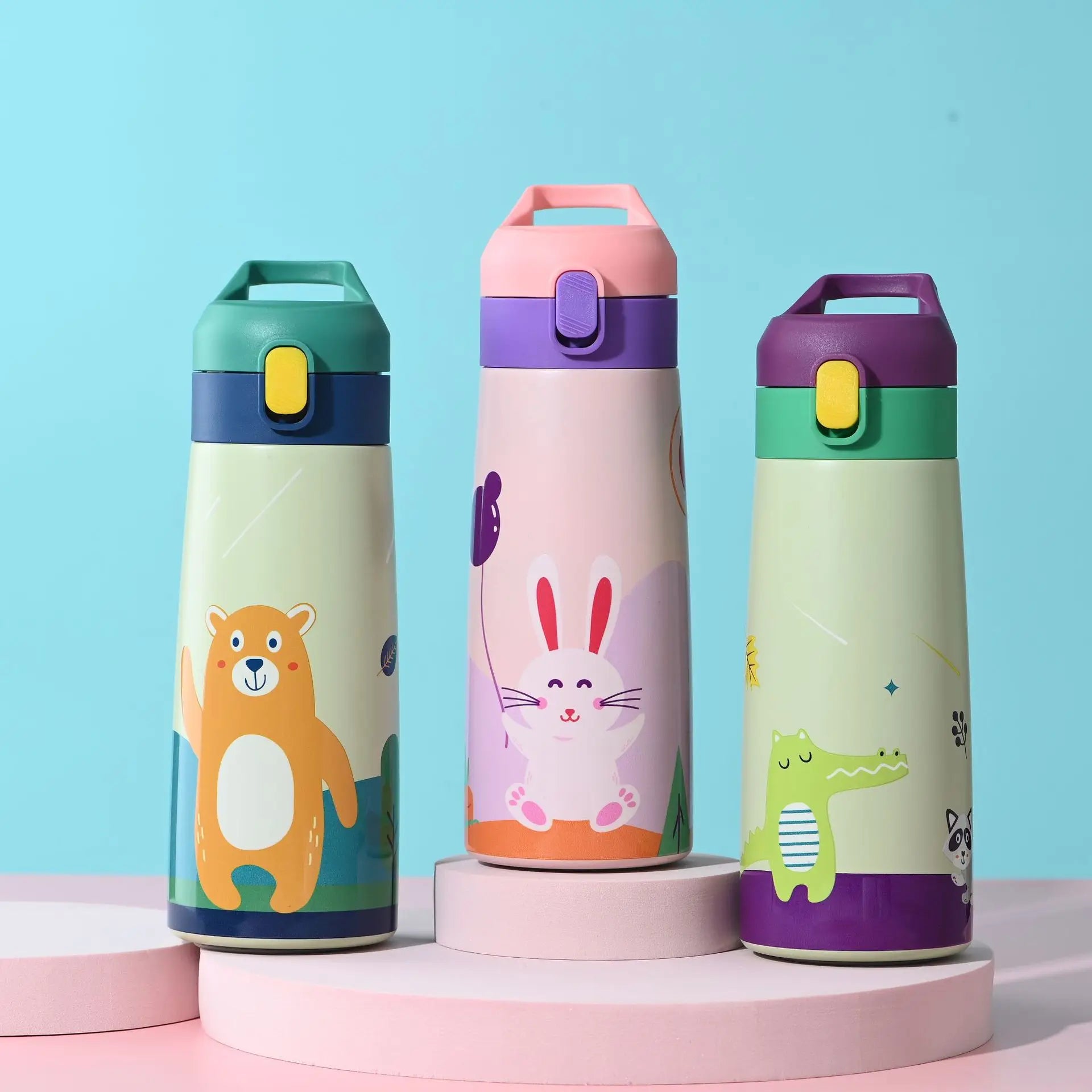 Gourde enfant Thermos avec Paille intégré