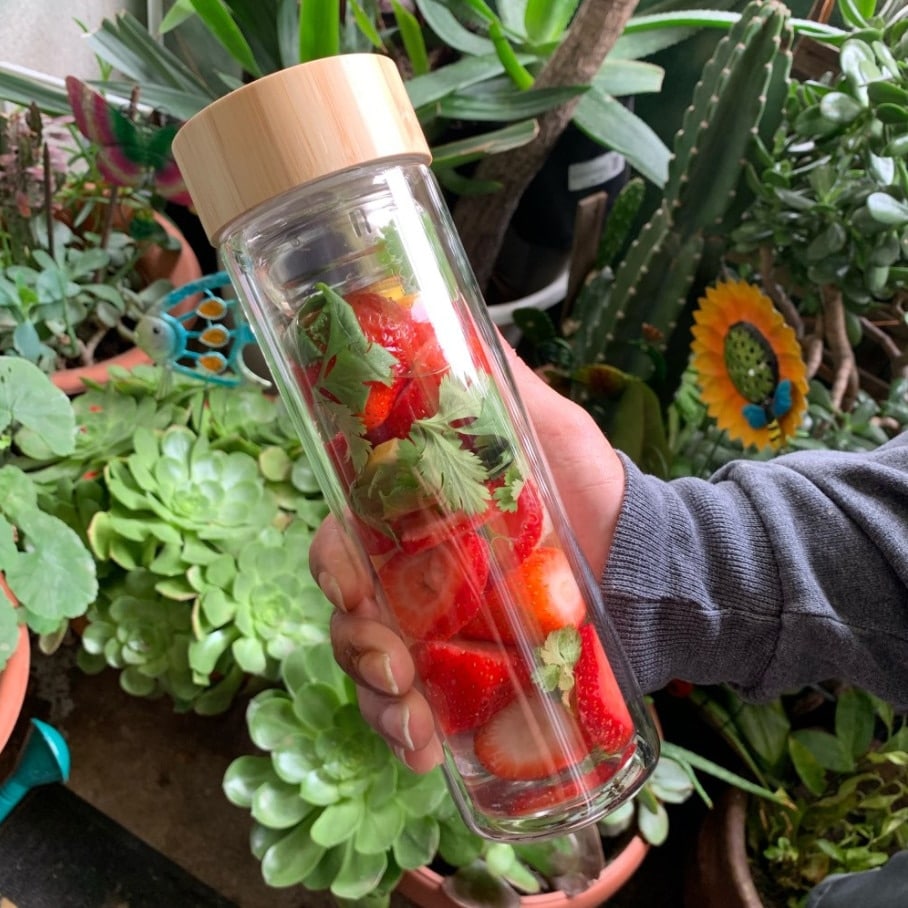 Gourde en verre - Double paroi