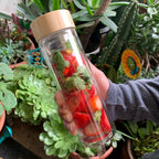 Gourde en verre - Double paroi