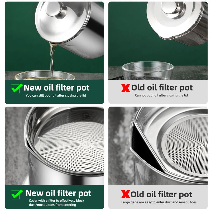 Gourde en inox 250 ml à 1,8 L avec filtre