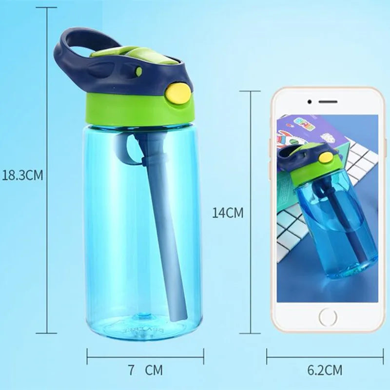 Gourde Enfant - Sport 480 ml avec paille intégrée
