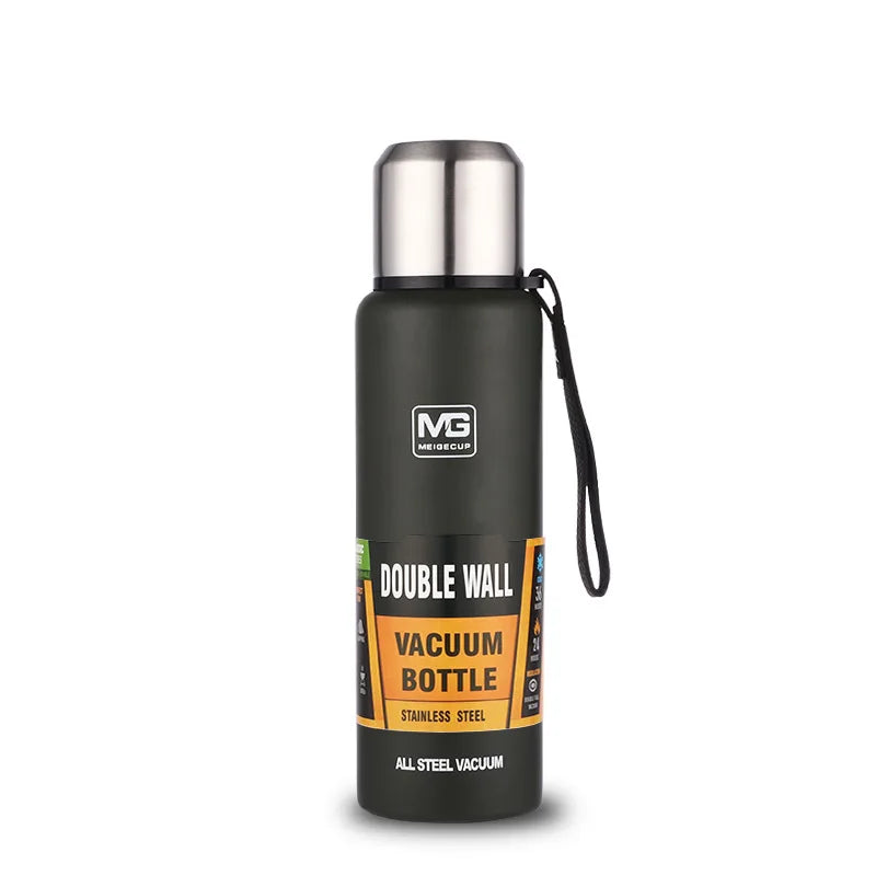 Gourde en inox 500 ml à 1,5 L isotherme — 500 ml Vert