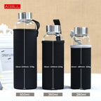 Gourde de vélo en verre 280 ml à 550 ml