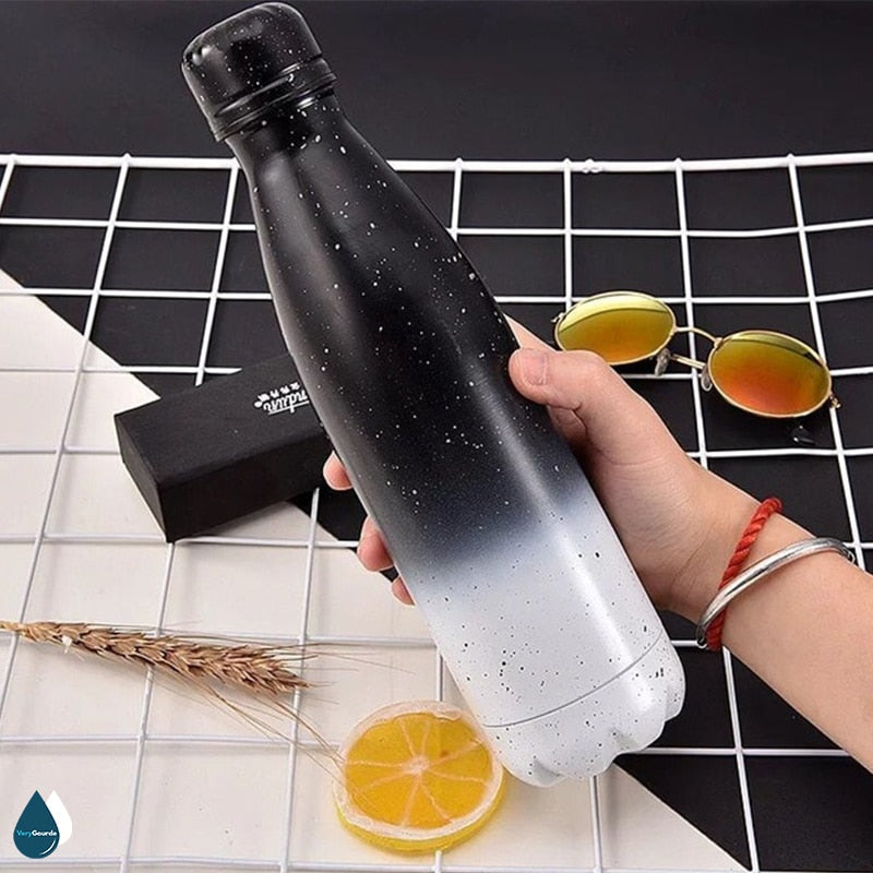 gourdes isothermes en inox étoilées
