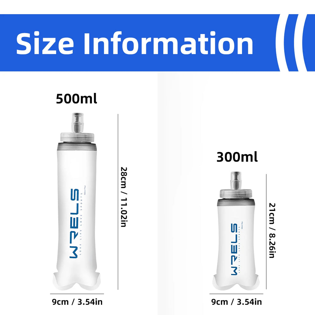 Gourde de vélo en silicone 300 ml à 500 ml