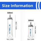 Gourde de vélo en silicone 300 ml à 500 ml