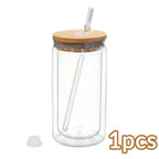 Gourde en plastique sans BPA 470 ml — Bamboo 1pc