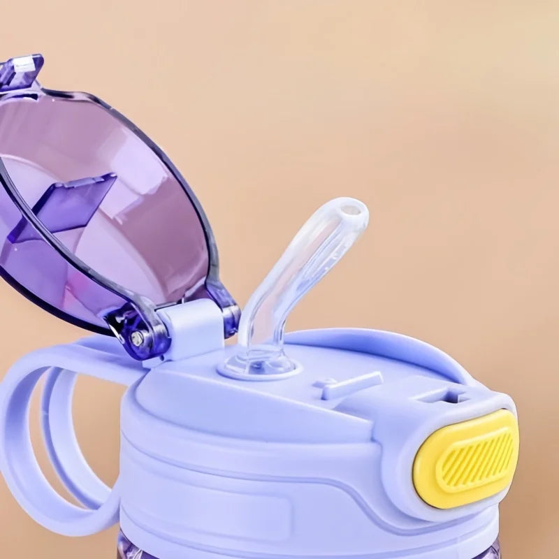 Gourde enfant 550 ml à paille