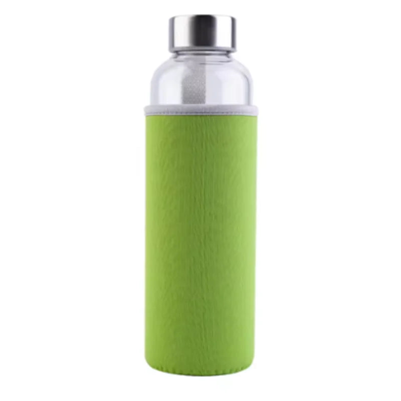 Gourde en verre 550 ml — Vert