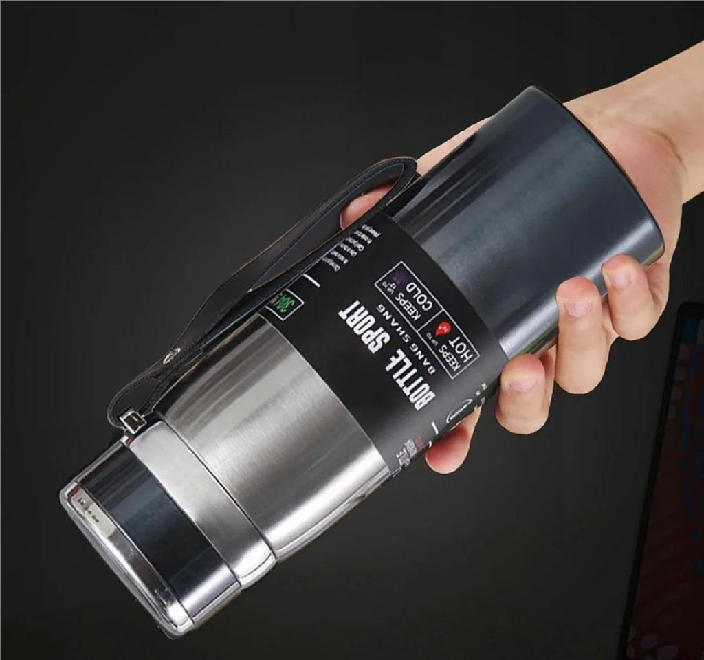 Gourde en inox 1 L isotherme