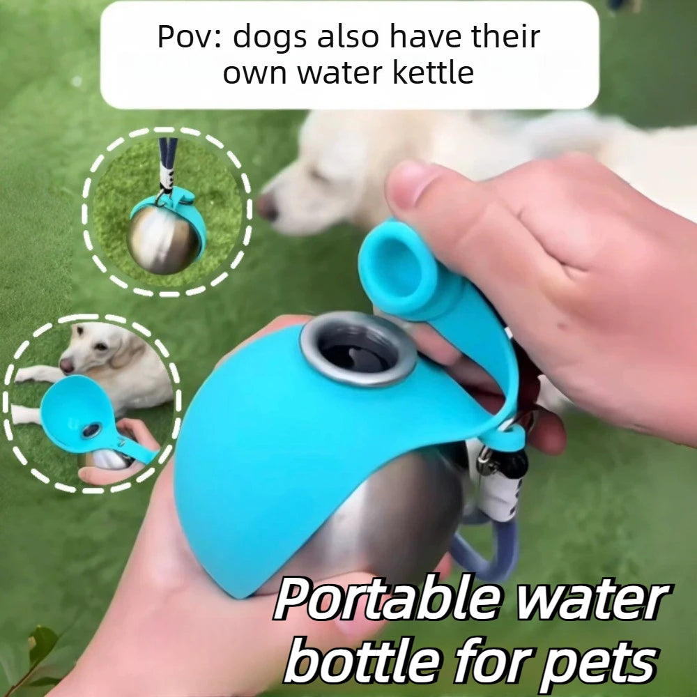 Gourde pour chien en inox 285 ml