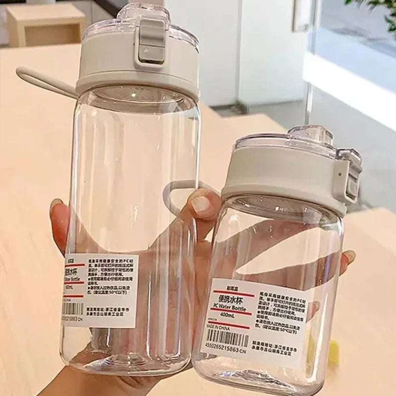 Gourde de sport en plastique sans BPA 350 ml à 800 ml