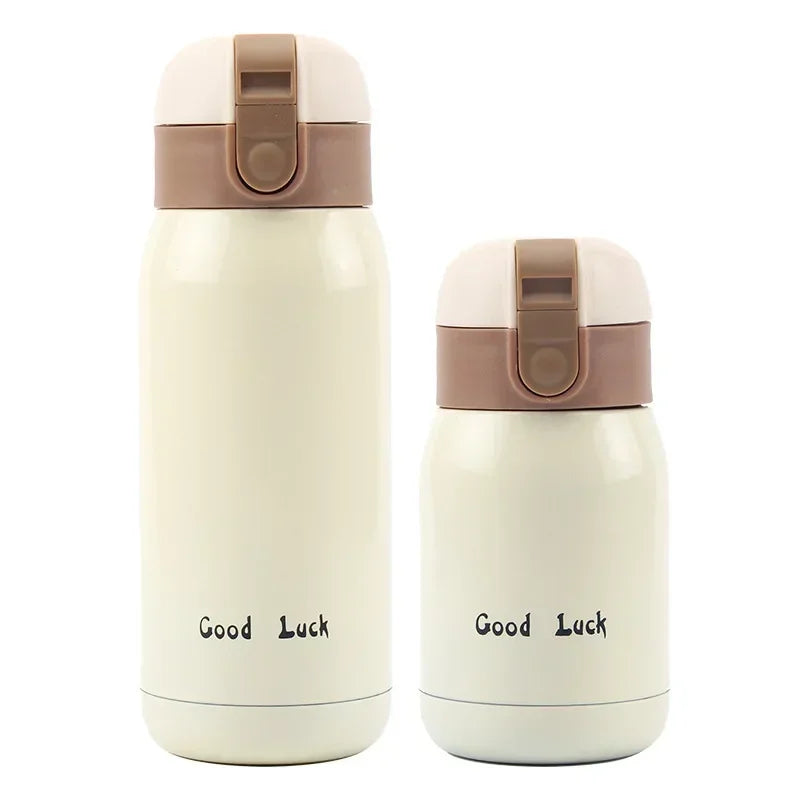 Gourde enfant en inox 200 ml à 360 ml isotherme — 360 ml Beige