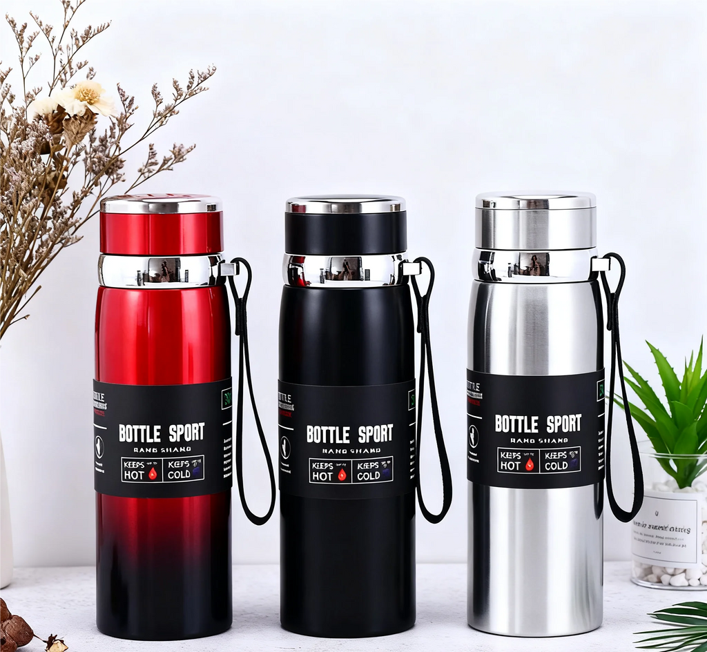 Gourde en inox 1 L isotherme