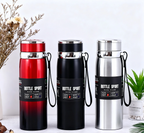 Gourde en inox 1 L isotherme