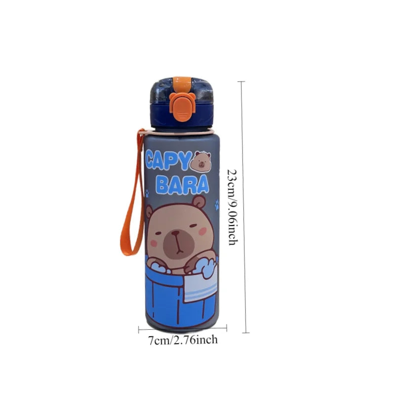 Gourde enfant en plastique sans BPA 750 ml à paille
