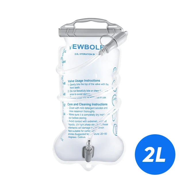 Gourde de vélo en plastique sans BPA 500 ml à 3 L — 2L