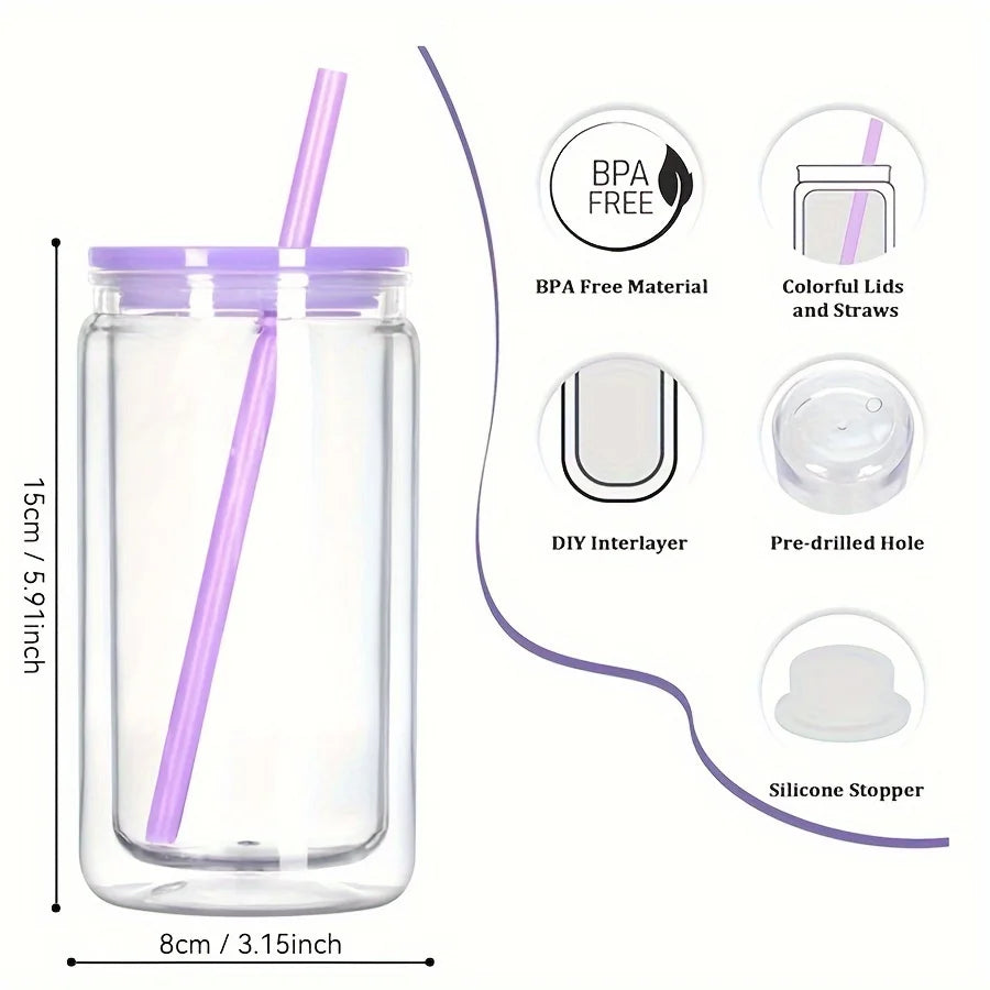 Gourde en plastique sans BPA 470 ml