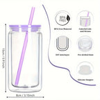 Gourde en plastique sans BPA 470 ml