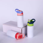 Gourde enfant en inox 360 ml à paille