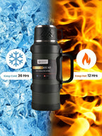 Gourde en inox 1,3 L à 4 L isotherme