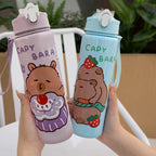 Gourde Enfant - Capybara 750 ml avec paille