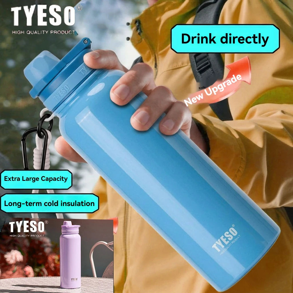 Gourde de sport en inox 600 ml à 1,2 L isotherme