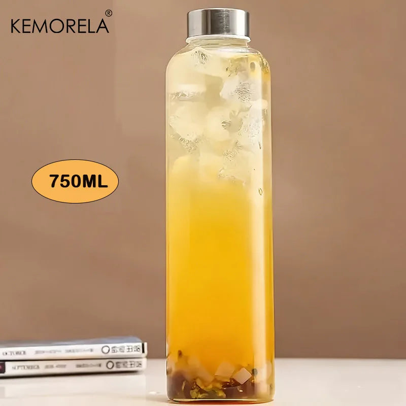 Gourde de sport en verre 500 ml à 1 L — 750ML