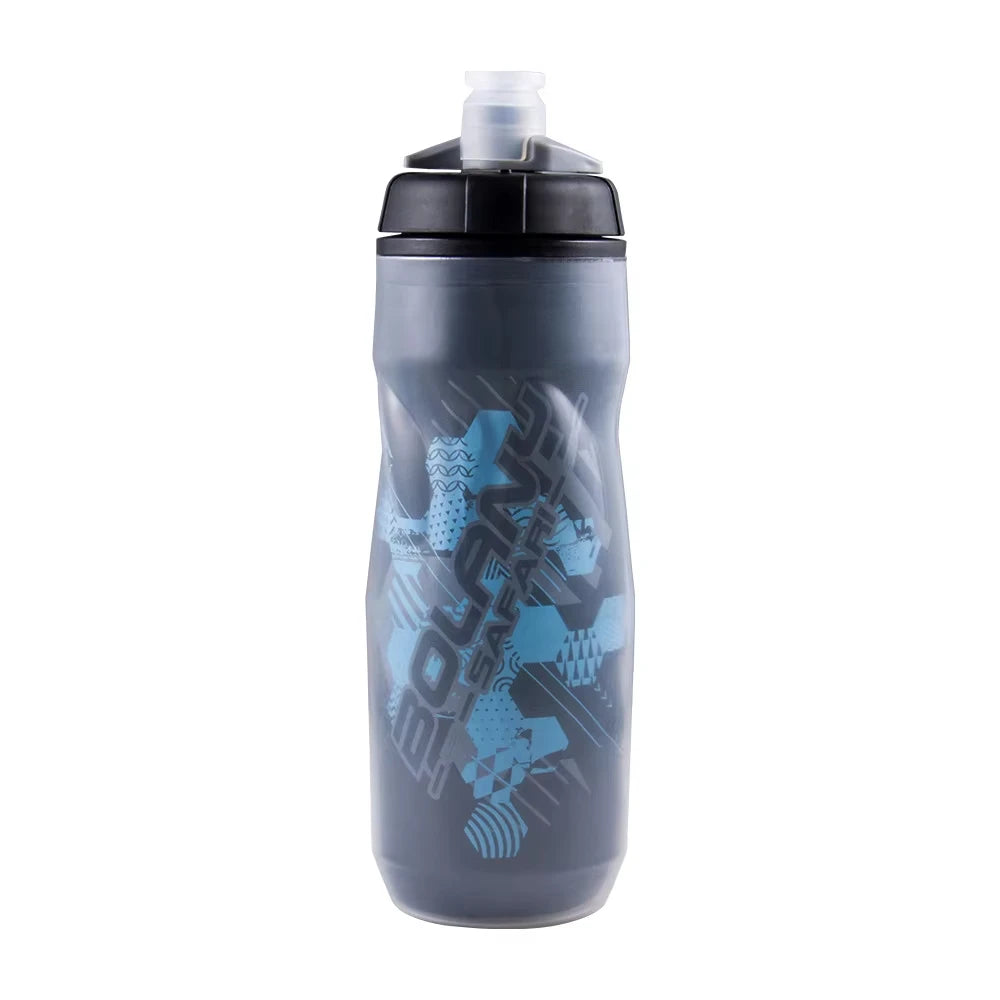 Gourde de vélo en plastique sans BPA 600 ml isotherme