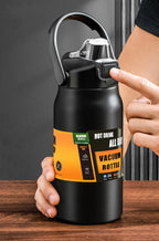 Gourde de sport en inox 800 ml à 1,5 L à paille — 9 coloris