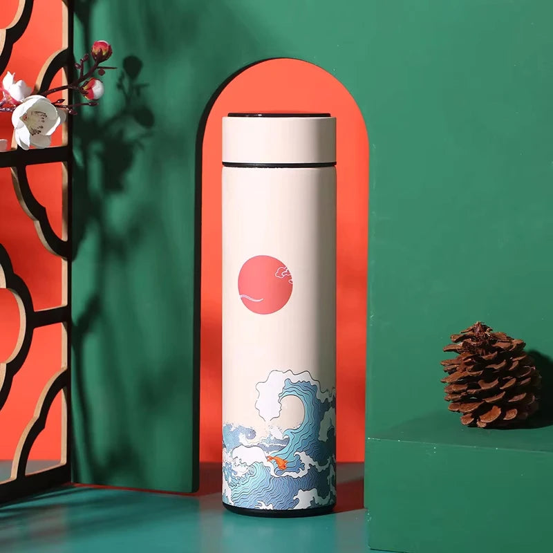 Gourde à café 500 ml avec filtre — Blanc