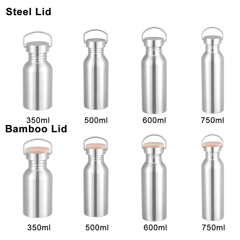 Gourde de vélo en inox 350 ml à 750 ml