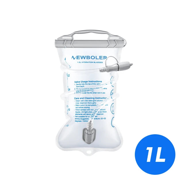 Gourde de vélo en plastique sans BPA 500 ml à 3 L — 1L