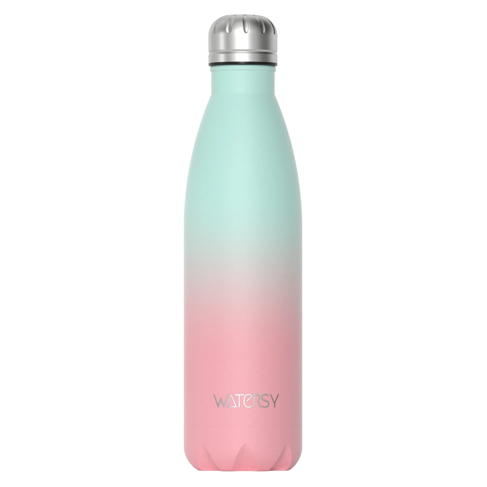 Gourde de sport en inox 500 ml isotherme — 18 coloris — Bleu et Rose