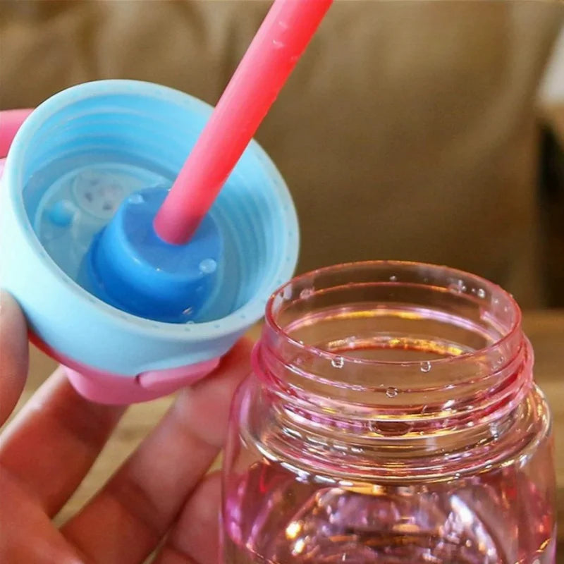 Gourde enfant en plastique sans BPA 480 ml à paille
