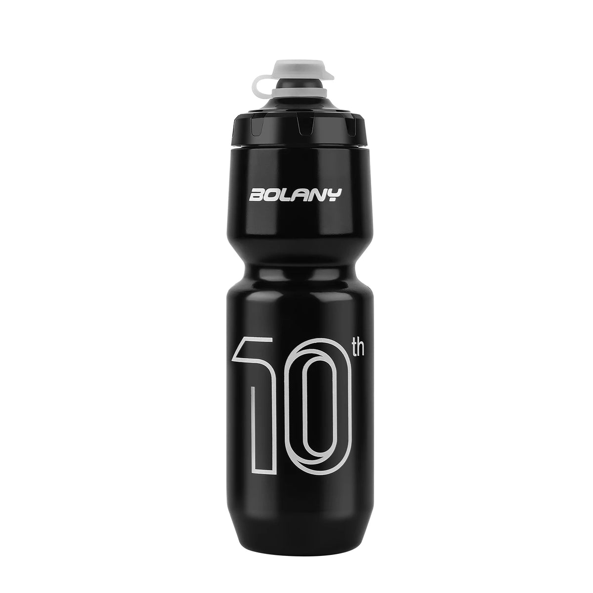 Gourde de vélo en plastique sans BPA 750 ml — Noir