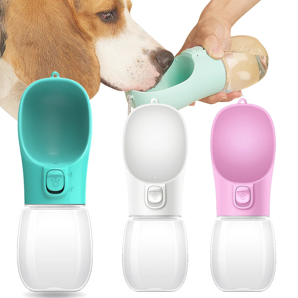 Gourde pour chien 300 ml à 550 ml anti-fuite