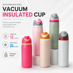 Gourde en inox 450 ml à 710 ml à paille