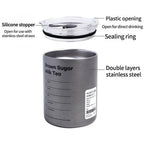 Gourde à café en inox 600 ml à 700 ml à paille