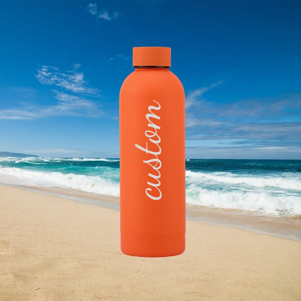 Gourde en inox 500 ml isotherme — Orange