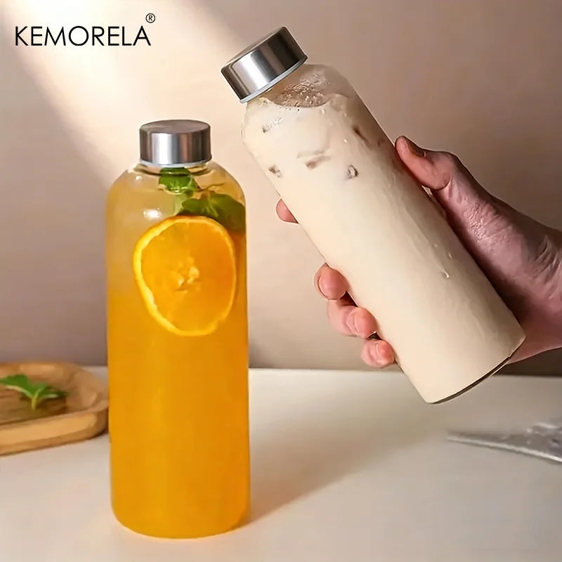 Gourde de sport en verre 500 ml à 1 L